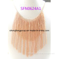 Fashion Jewelry Metal Chain Tasseled Necklace Fashion Jewelry (SFN0624A1)